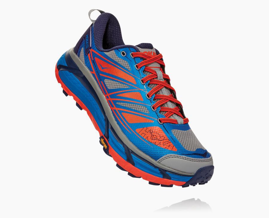 Hoka One One Trailove Tenisky Panske Modre - Mafate Speed 2 - 48725-MKGS